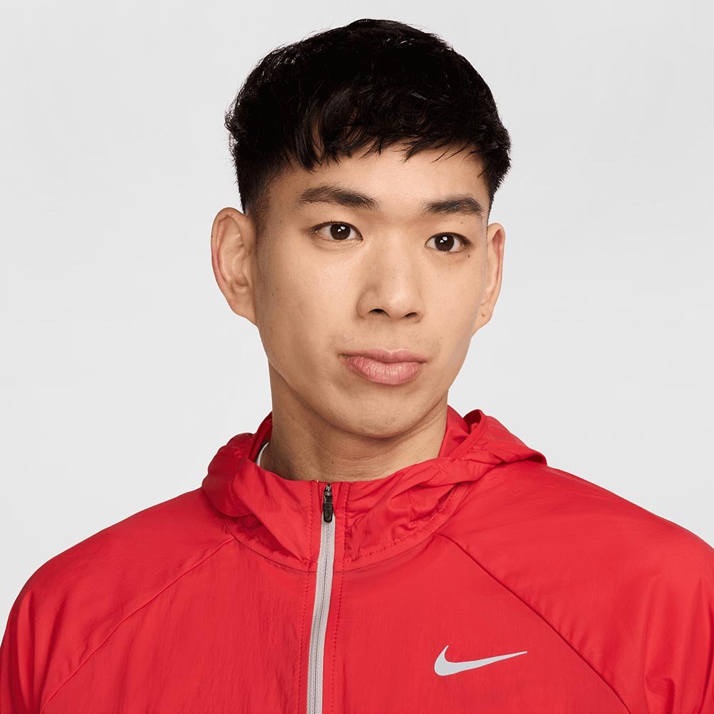 Jachetă Nike Stride M Roșu-Alb