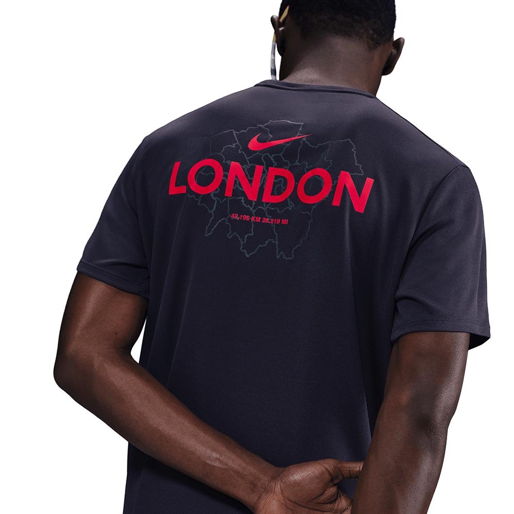 Koszulka Nike City Mrth Miler Tee M Fioletowa