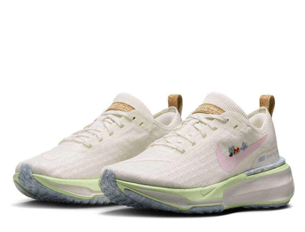 Buty Nike ZoomX Invincible Run Flyknit 3 W Biało-Różowe