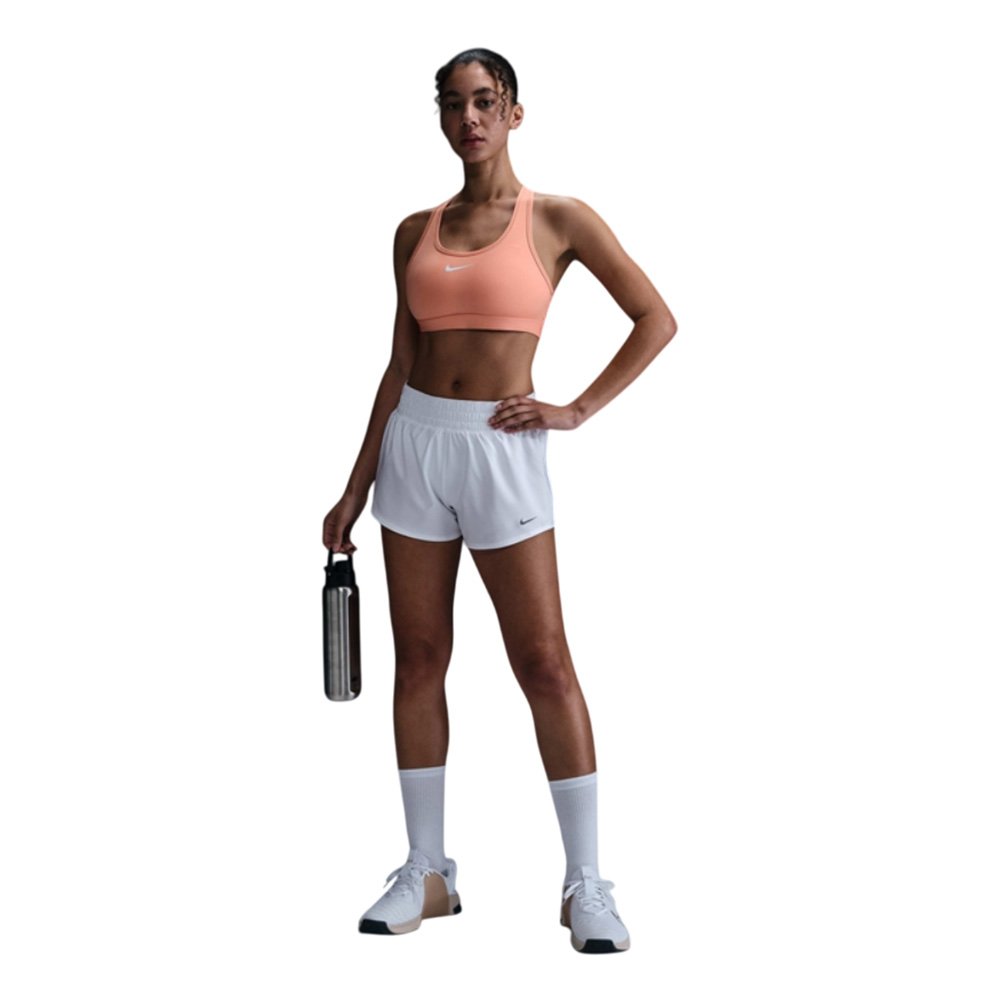 Nike Swoosh Medium Support Femei Portocalii