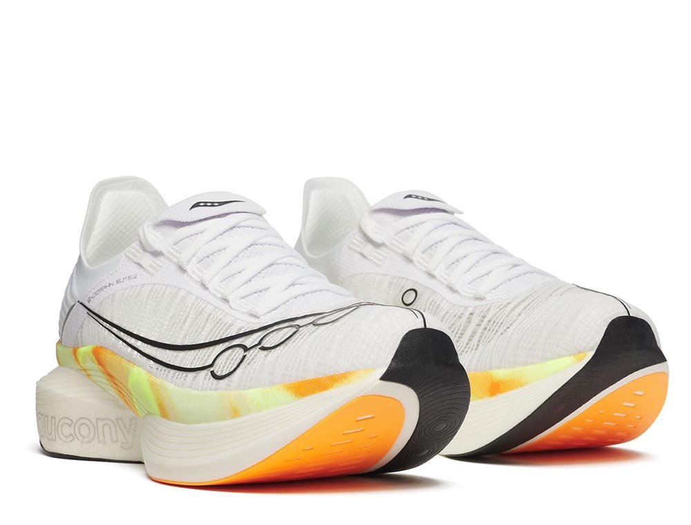 Saucony Endorphin Elite 2 M Shoes White-Orange