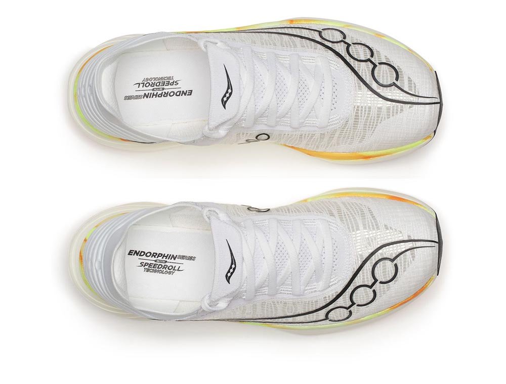 Saucony Endorphin Elite 2 M Shoes White-Orange