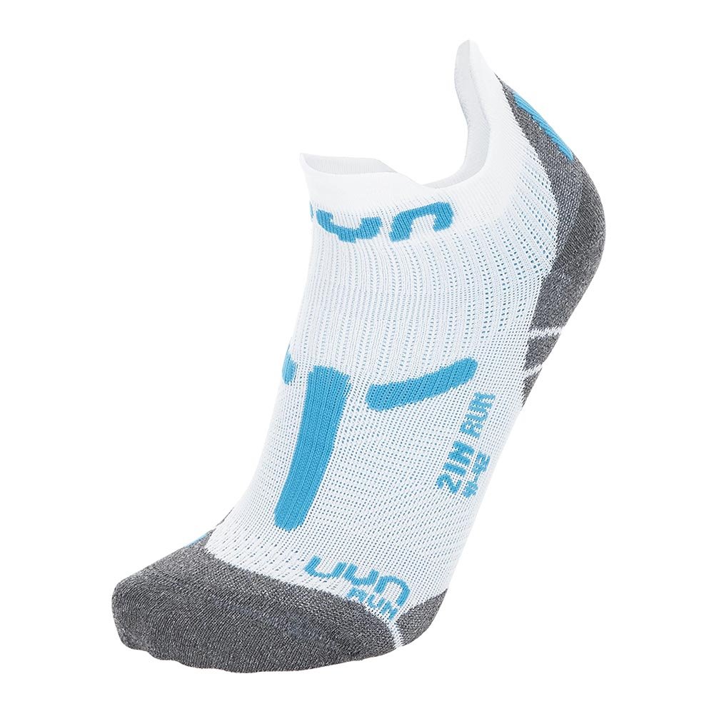 UYN Lady Run 2IN Socks W White-Turquoise