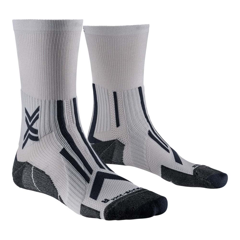 X-Socks TrailRun Perform Crew U Socks Gray and Black
