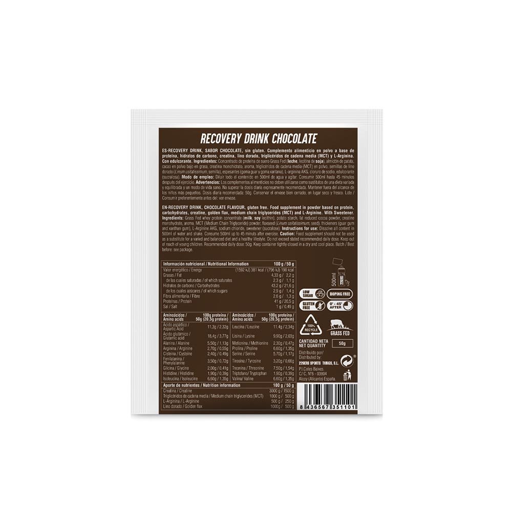 Odżywka 226ERS Recovery Drink 50 G Chocolate - saszetka smak czekoladowy