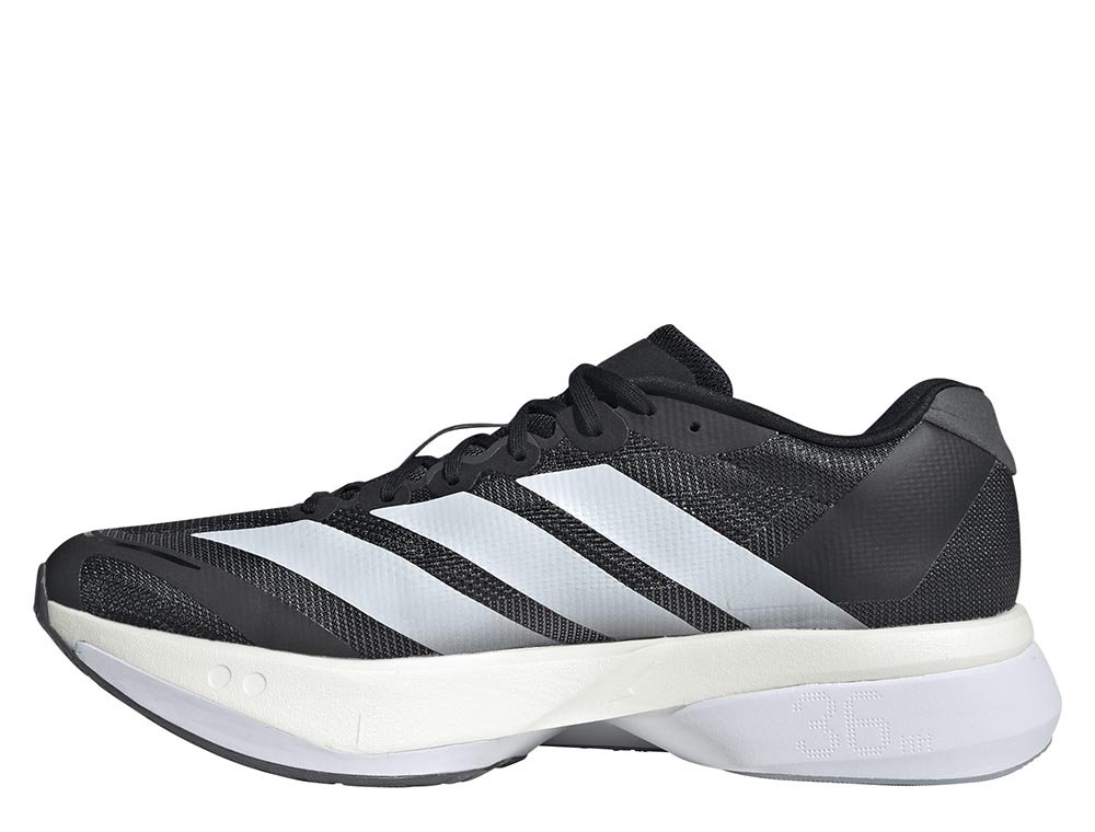 Adidas Adizero Boston 13 M Shoes Black and White