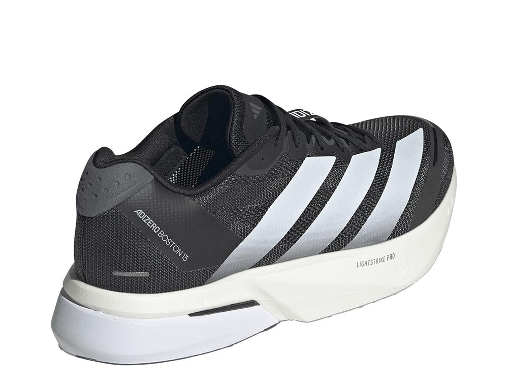 Adidas Adizero Boston 13 M Shoes Black and White