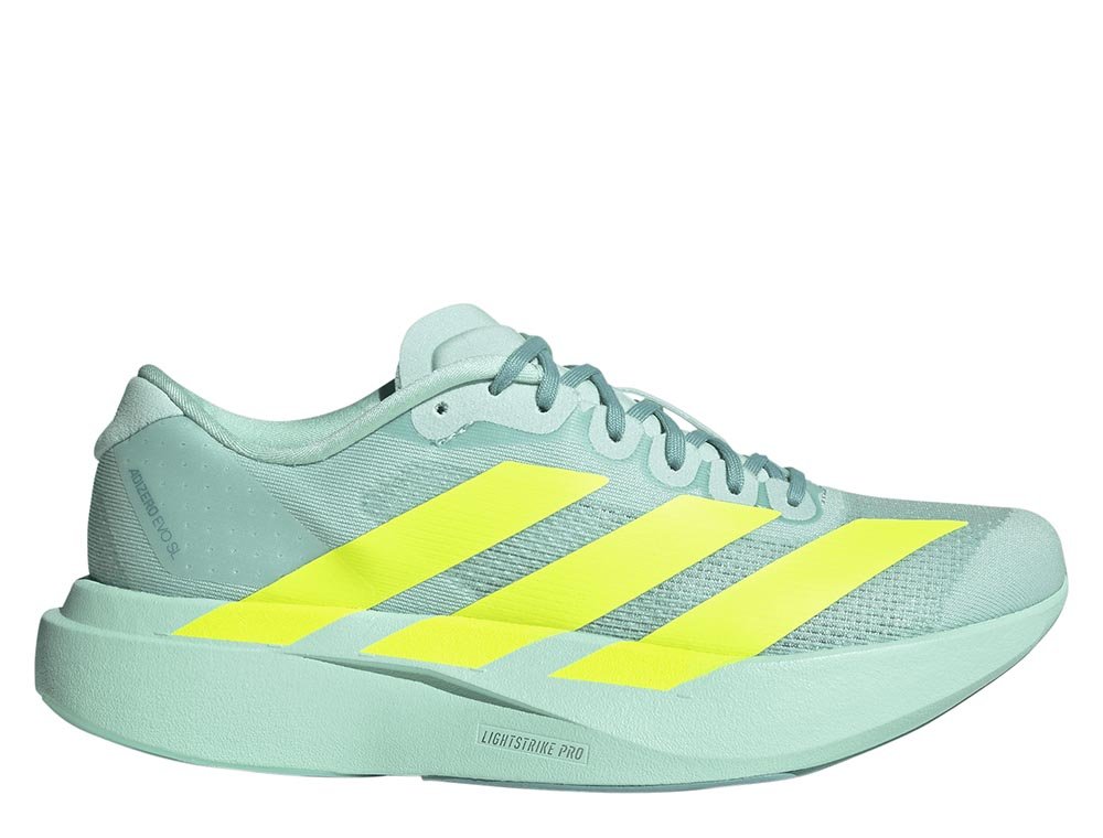 Adidas Adizero Evo SL W Blue-Lime Shoes