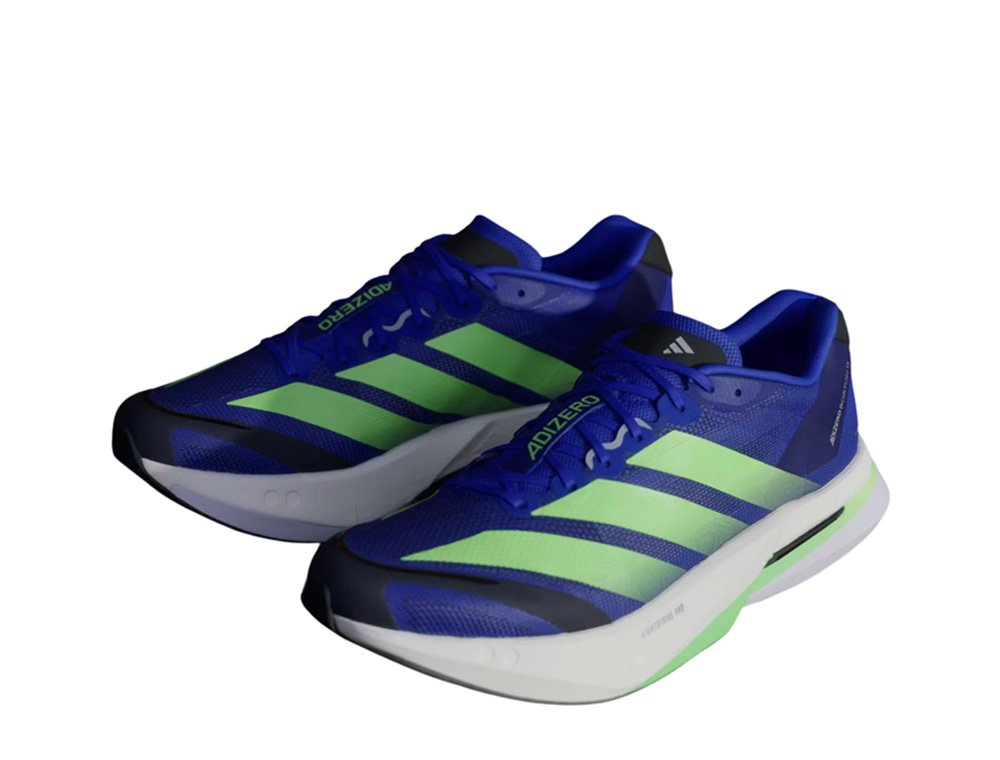 Adidas Adizero Boston 13 M Pantofi sport albastru-lime