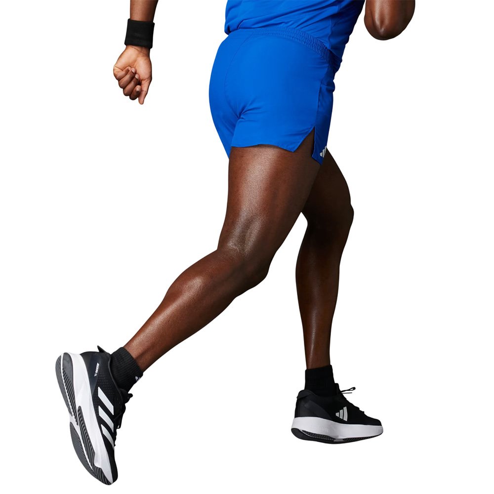 Pantaloni scurți adidas Adizero Short M Albastri