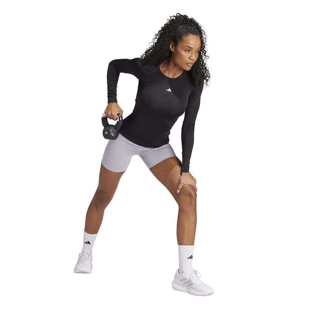adidas Techfit Longsleeve Tee W Black