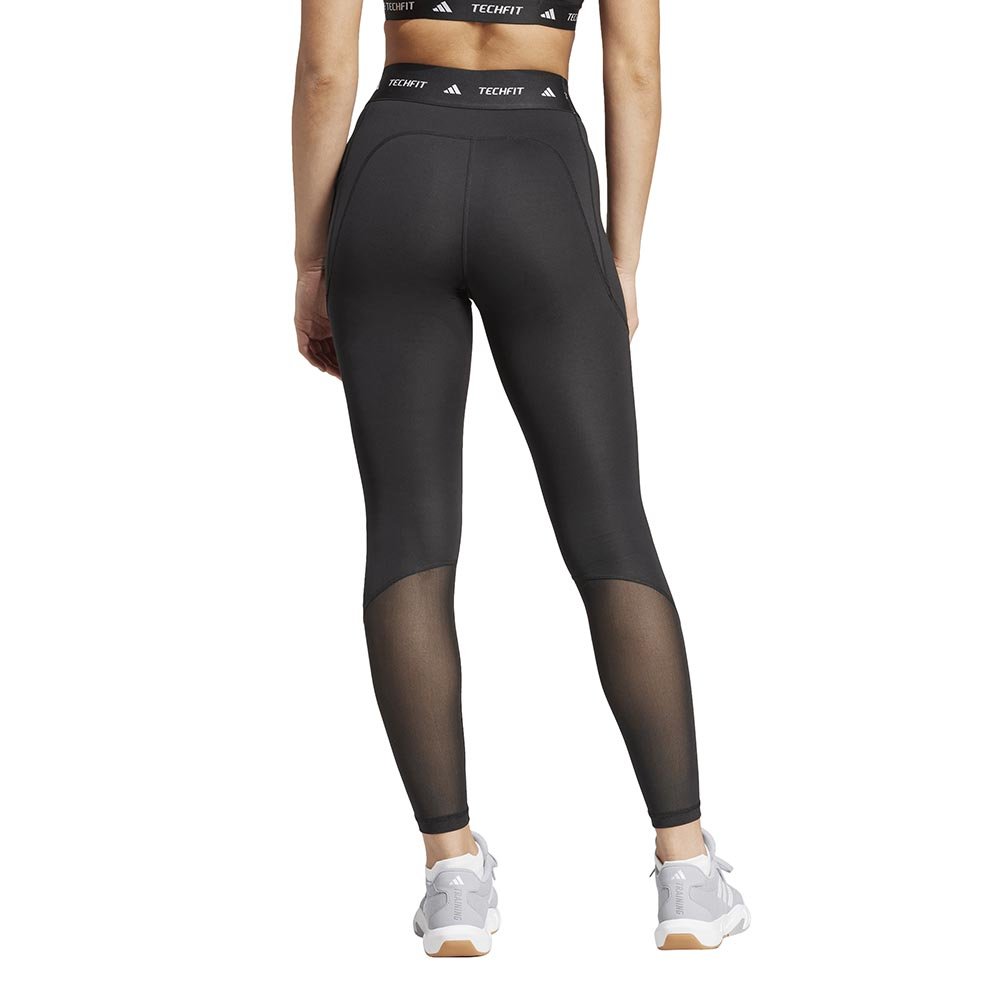 Legginsy adidas Techfit Stash Pocket Full-Length Leggings W Czarne