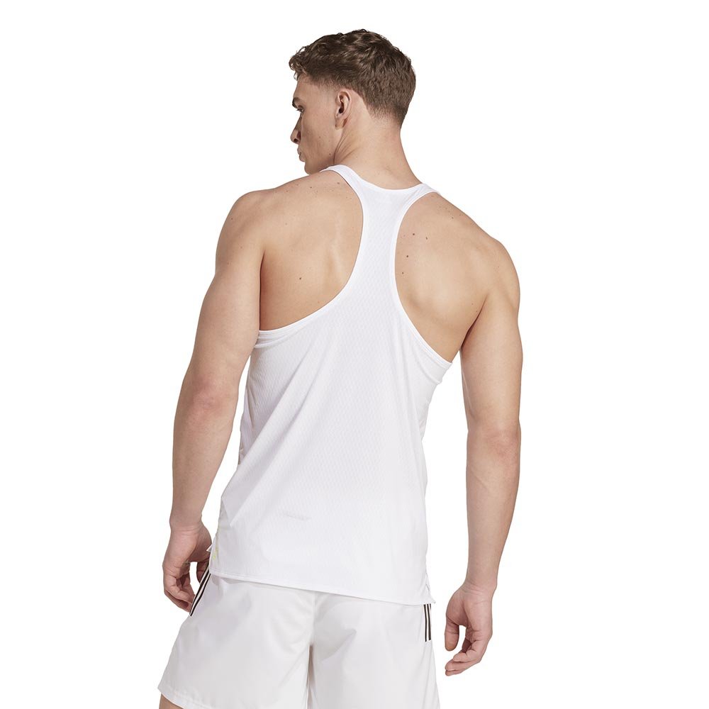 adidas Adizero Archive Running Singlet M White/Black