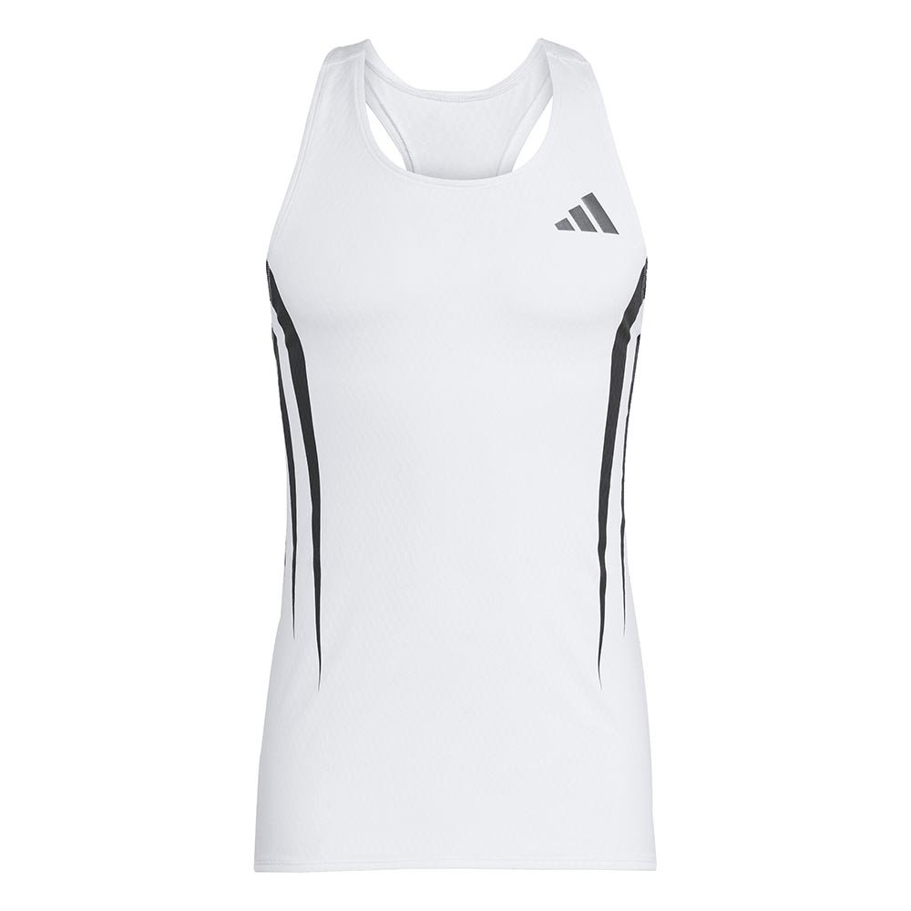 adidas Adizero Archive Running Singlet M White/Black