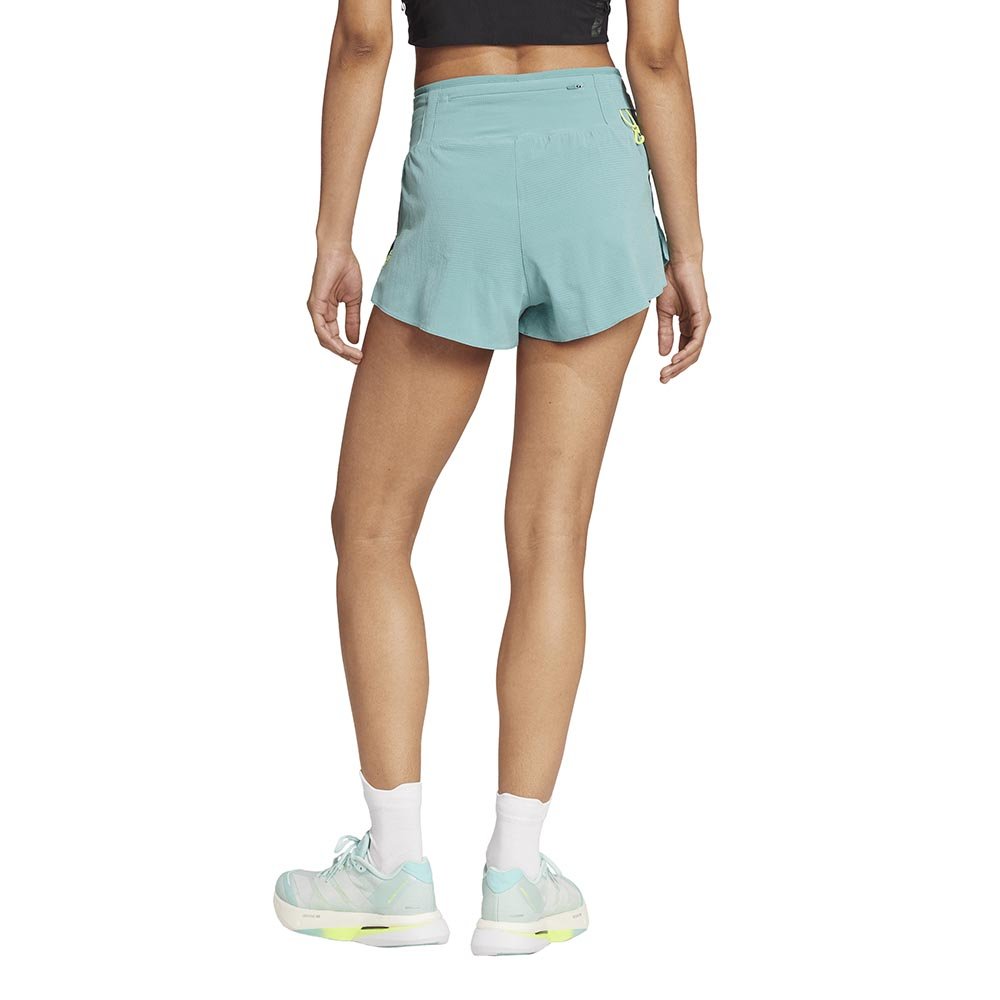 Spodenki adidas Adizero Running Gel Pocket W Błękitno-Białe