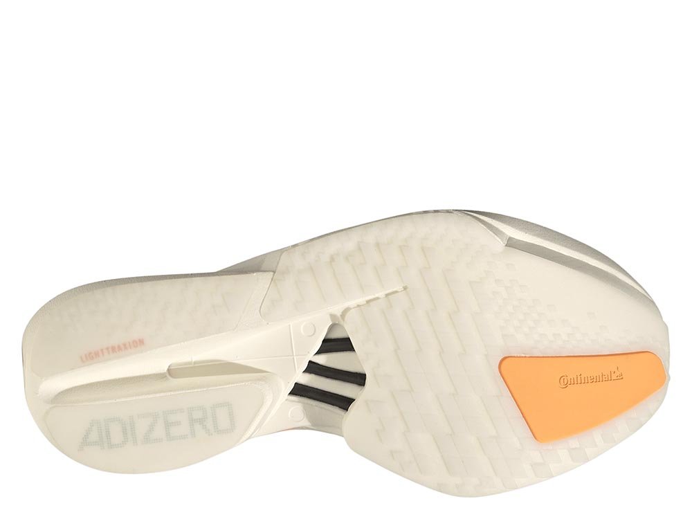 Pantofi sport Adidas Adizero Adios Pro 4 pentru femei, portocalii și albe