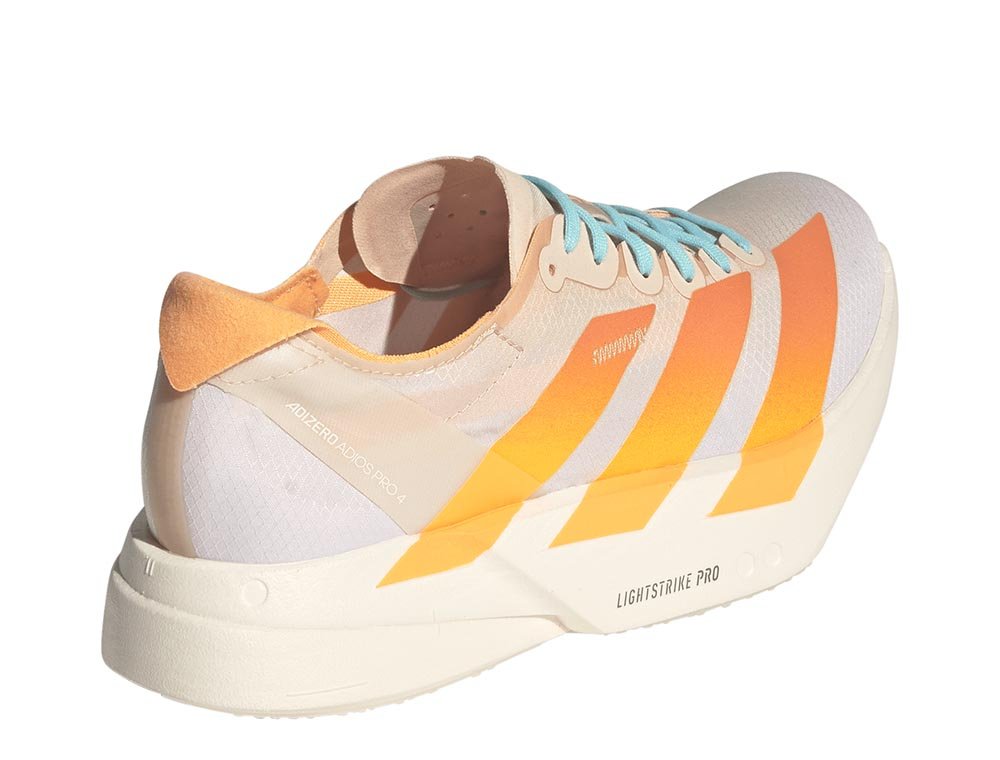 Pantofi sport Adidas Adizero Adios Pro 4 pentru femei, portocalii și albe