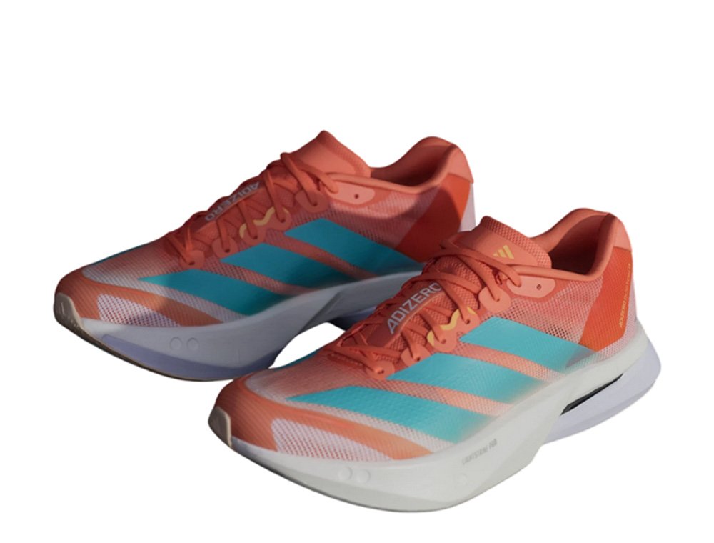 Pantofi sport Adidas Adizero Boston 13 în portocaliu și albastru