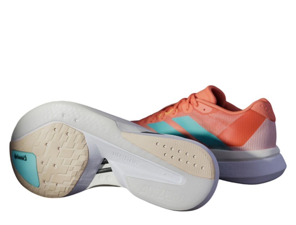 Pantofi sport Adidas Adizero Boston 13 în portocaliu și albastru