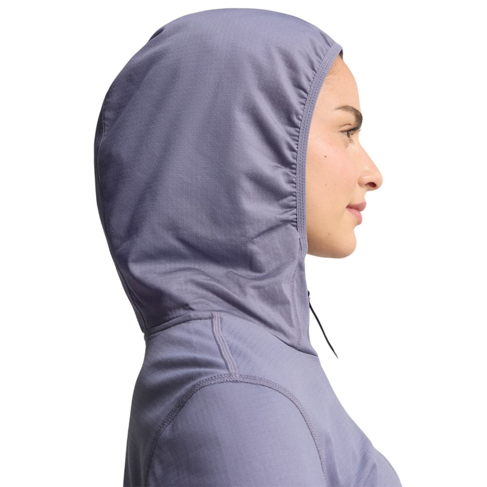 adidas Own The Run Winterized Hooded Half-Zip Sweatshirt, Purple