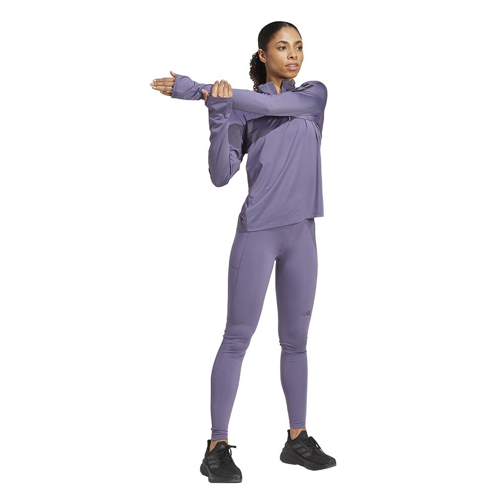adidas Own The Run Half Zip Sweatshirt W Purple
