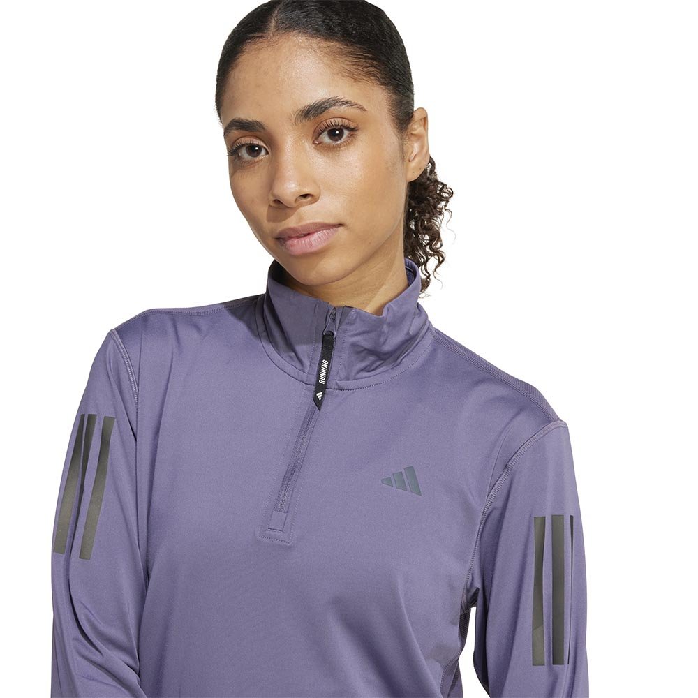 adidas Own The Run Half Zip Sweatshirt W Purple