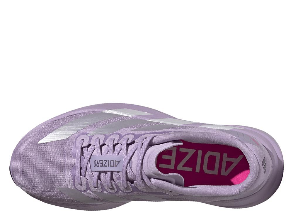 Adidas Adizero Evo SL shoes in Purple and Silver