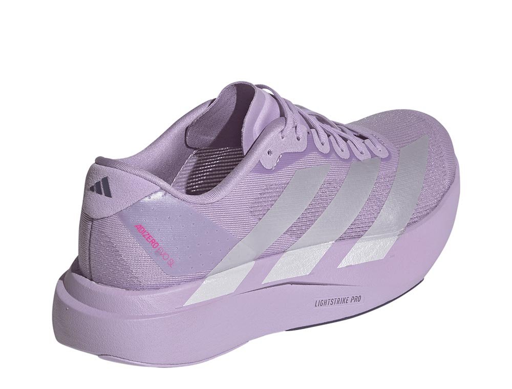 Adidas Adizero Evo SL shoes in Purple and Silver