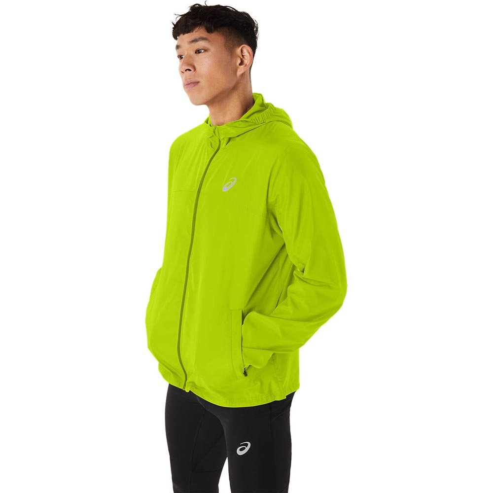 Kurtka Asics Run Hood Jacket M Limonkowa