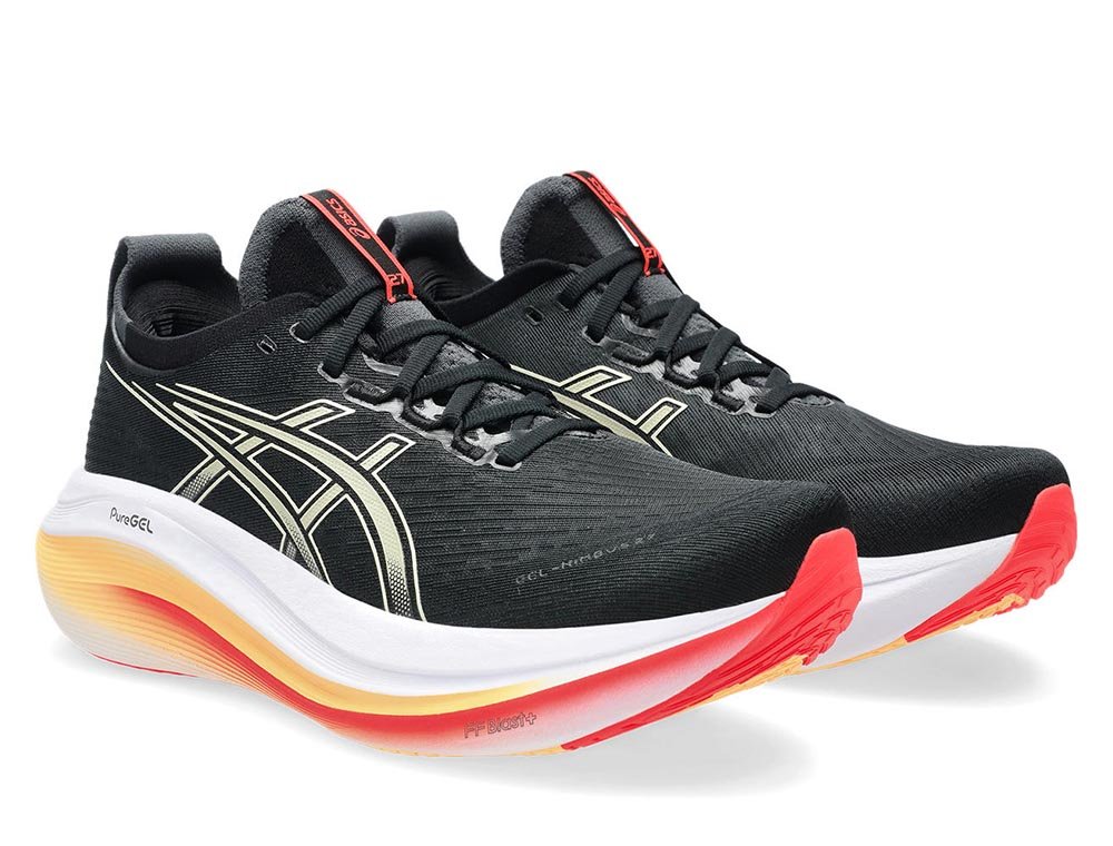 Pantofi sport Asics Gel-Nimbus 27 M, negru și roșu