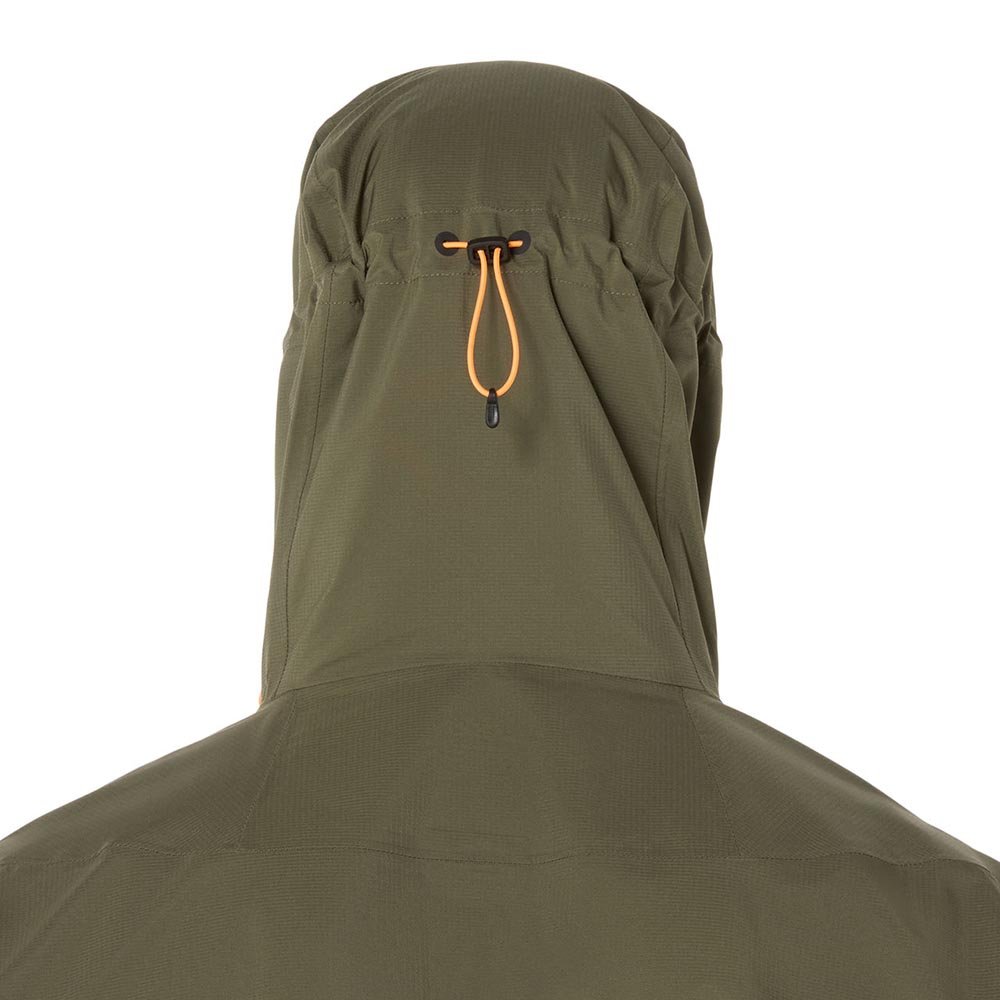 Geacă impermeabilă Asics Fujitrail Elite M Olive