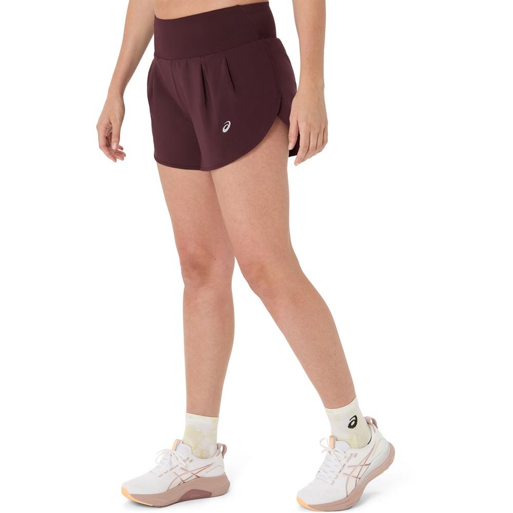 Pantaloni scurți Asics Road 3.5 In pentru femei, violet închis