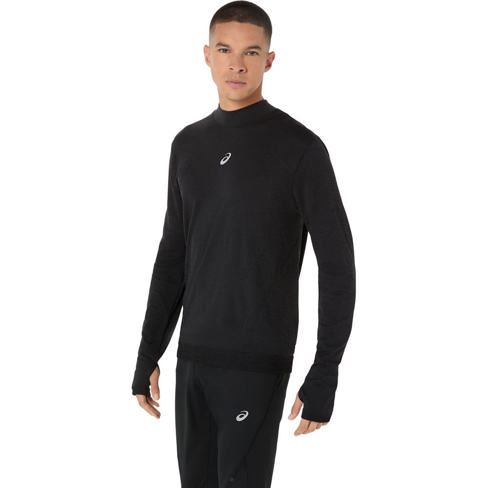 Koszulka Asics Road Winter Seamless LS Top M Czarna