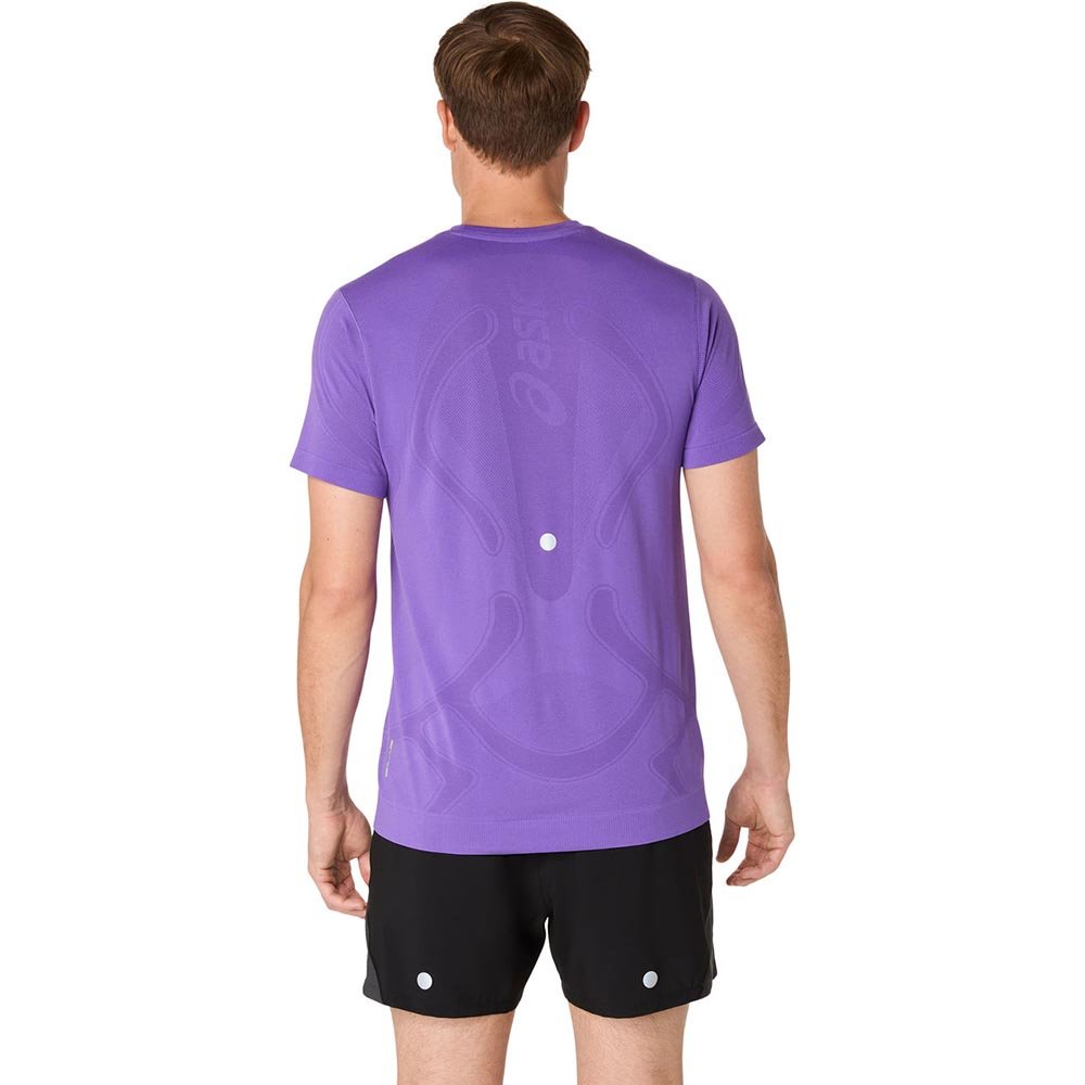 Koszulka Asics Road Seamless SS Top M Fioletowa
