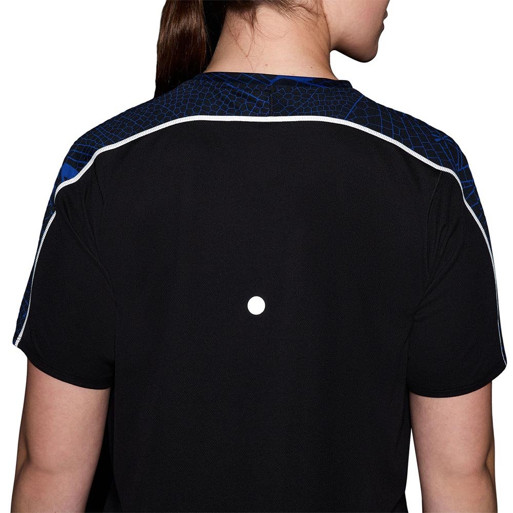 Tricou Asics Road Lite-Show pentru femei, negru și cobalt