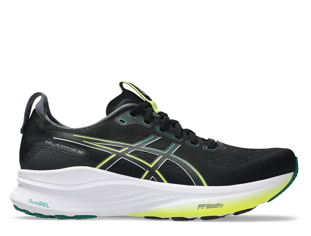 Asics Gel-Kayano 32 M Shoes Black and Lime