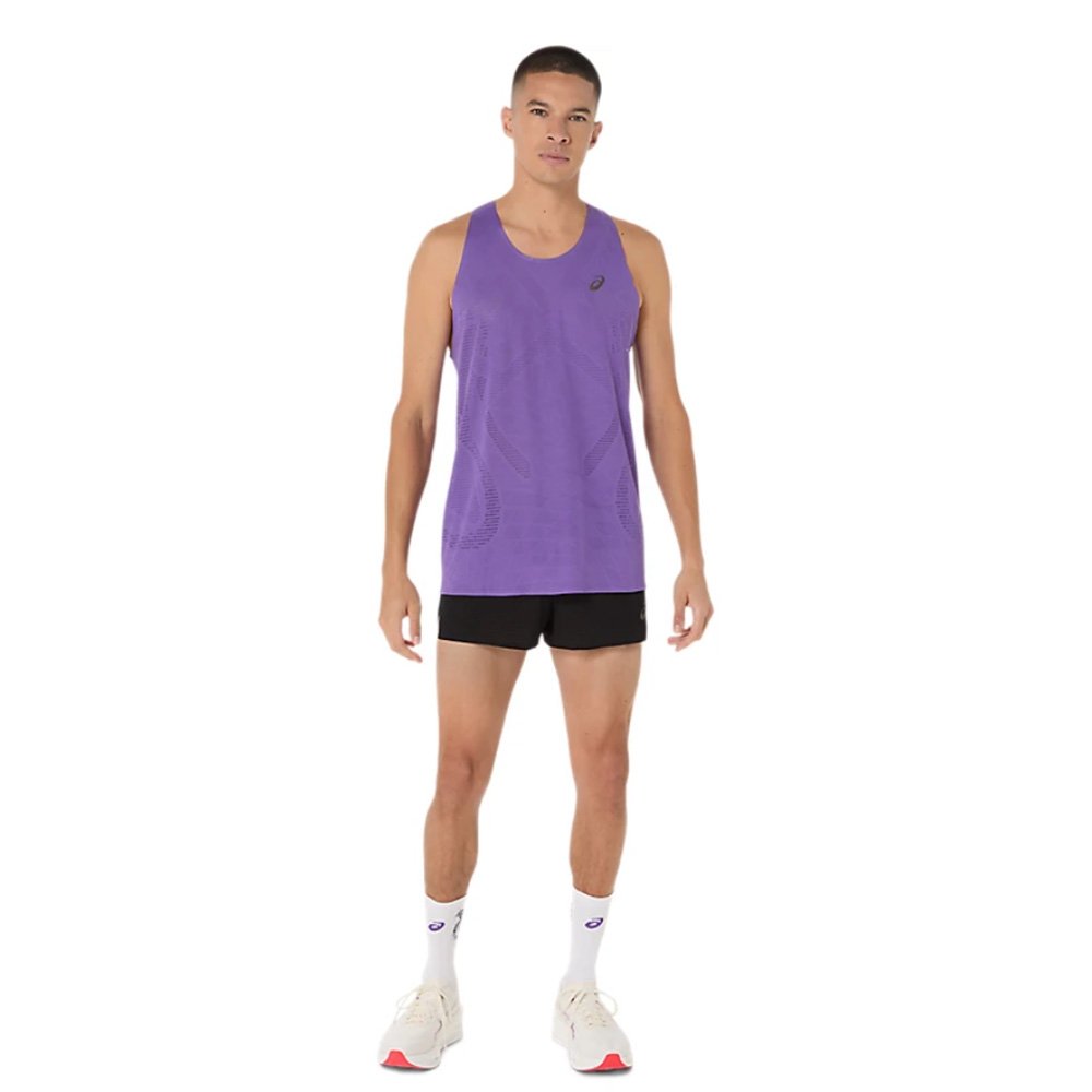 Asics Metarun Singlet M Purple T-shirt