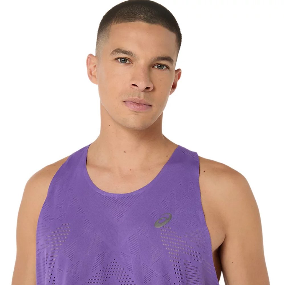 Asics Metarun Singlet M Purple T-shirt
