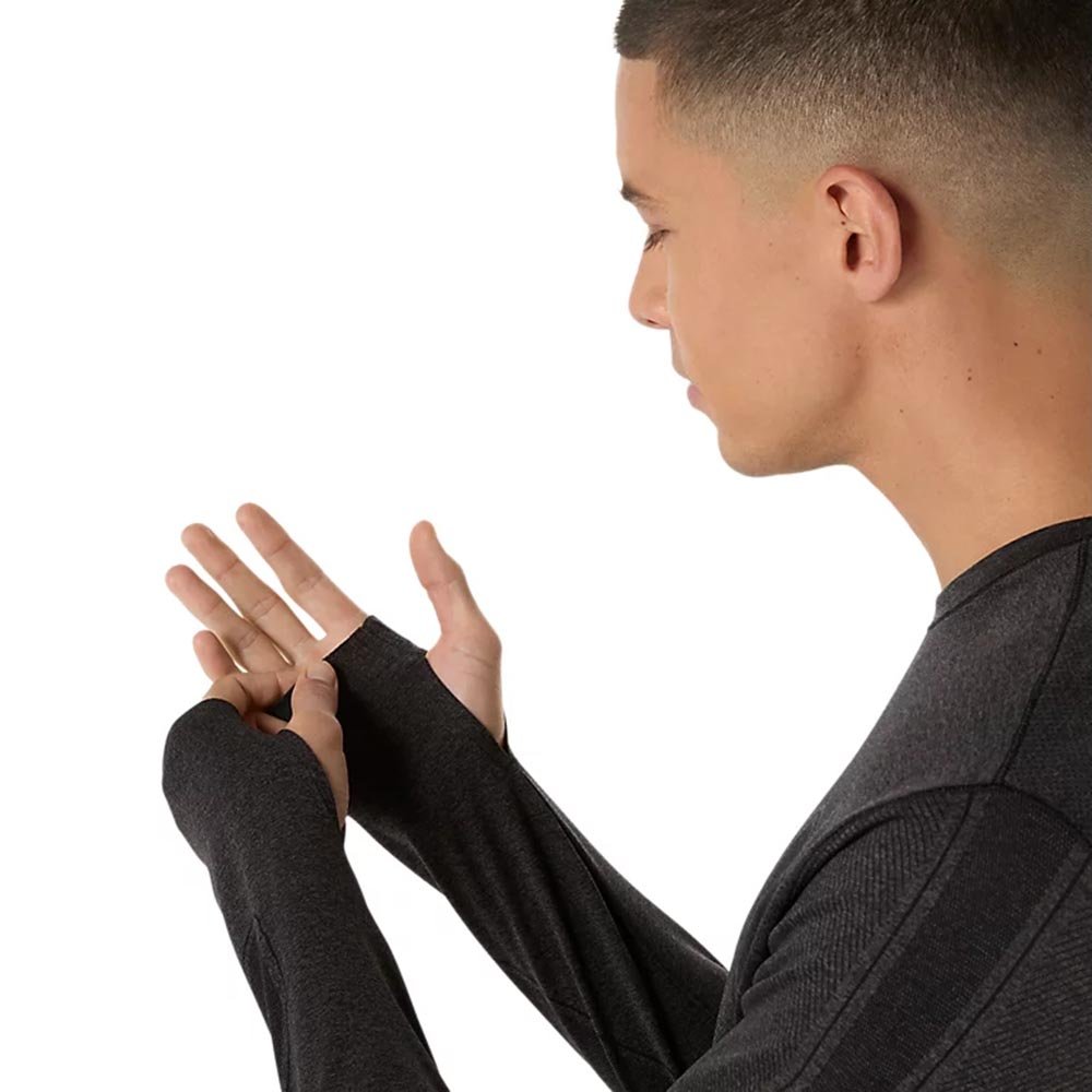 Road Seamless LS Top M Black