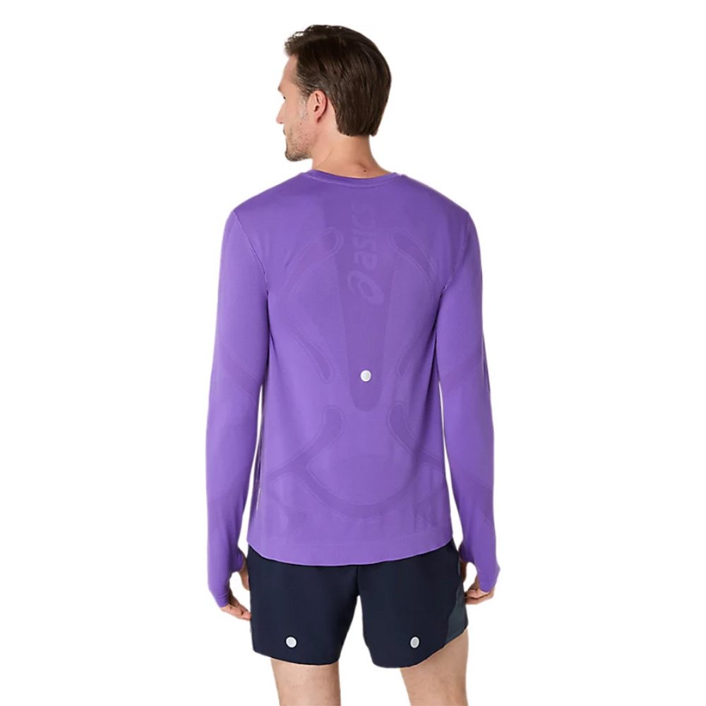 Road Seamless LS Top M Purple