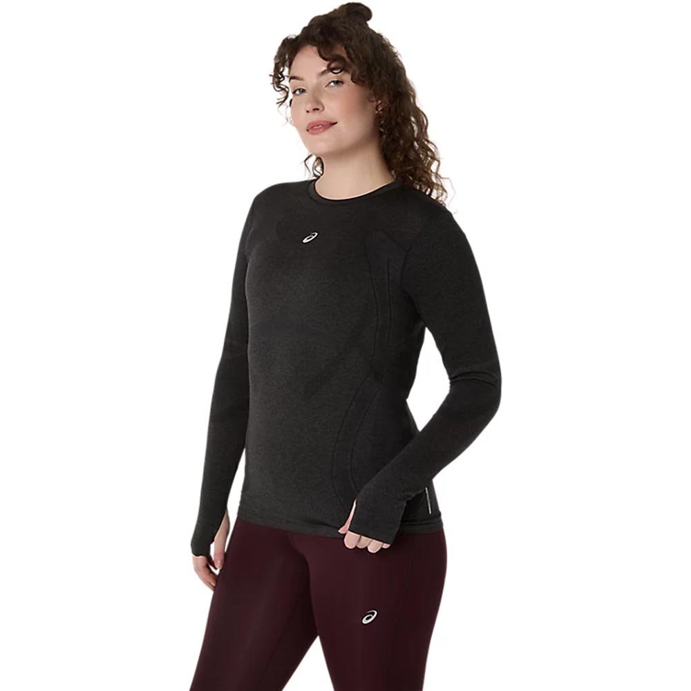 Koszulka Asics Road Seamless LS Top W Czarna