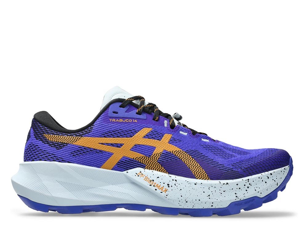 Asics Trabuco 14 M Blue-Orange Shoes