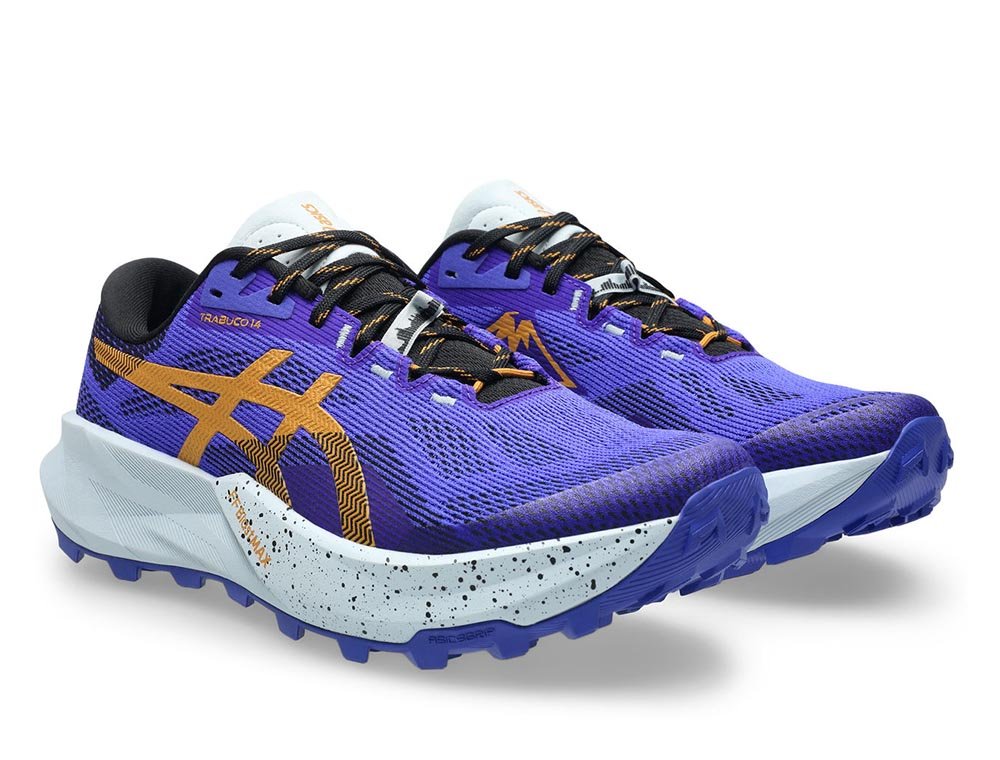 Asics Trabuco 14 M Blue-Orange Shoes