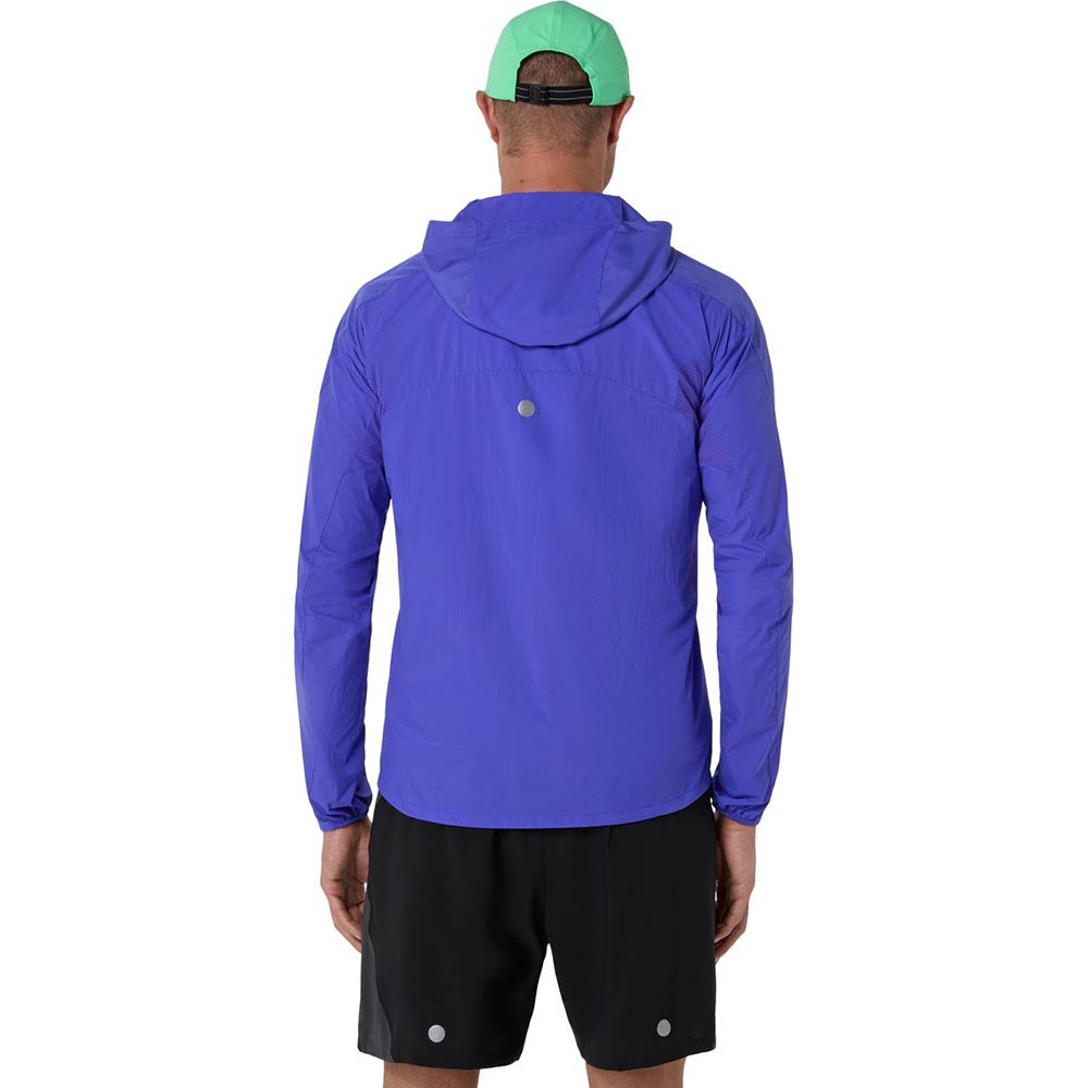 Asics Road Packable Jacket M Purple-Navy