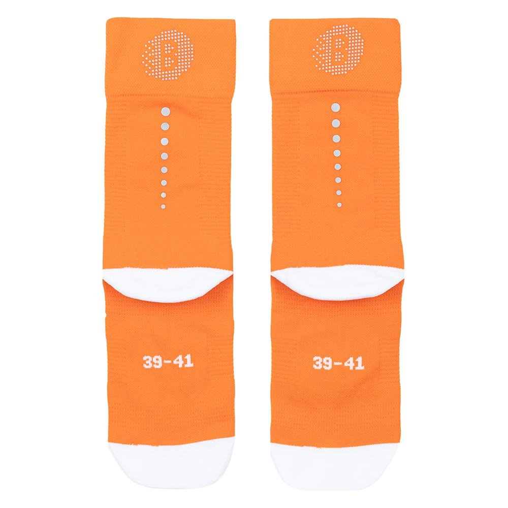 Skarpetki BeRunner Race Day Runner U Pomarańczowo-Białe