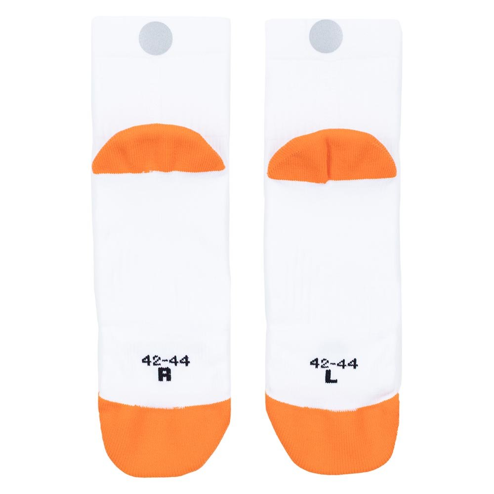 BeRunner Everyday Runner U Socks White and Orange