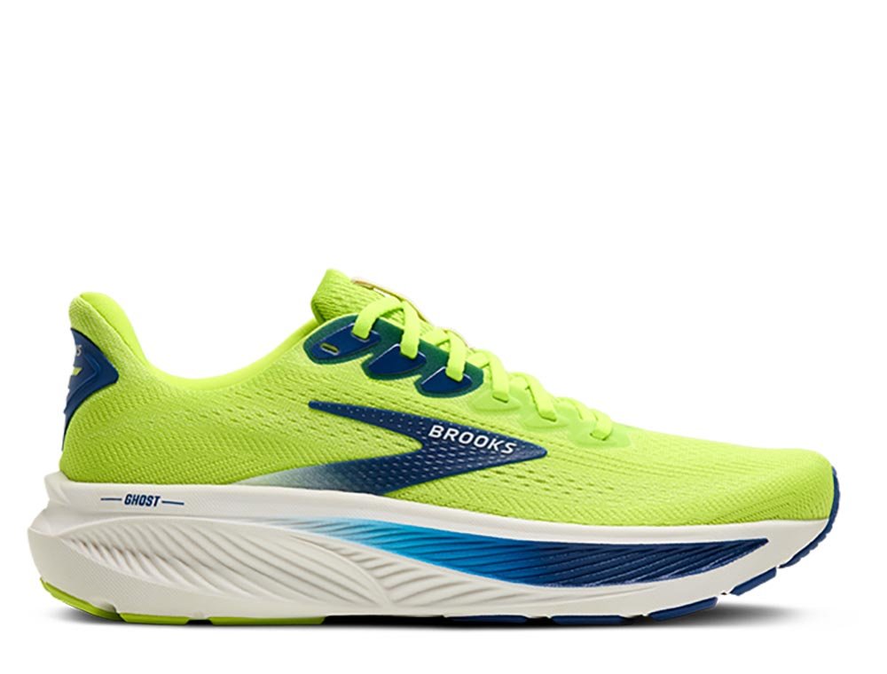 Brooks Ghost 17 M Lime-Blue Shoes