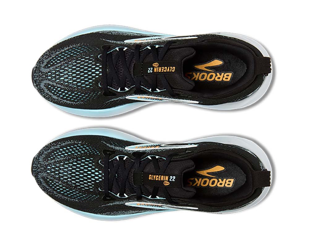 Brooks Glycerin 22 M Shoes Black and Blue
