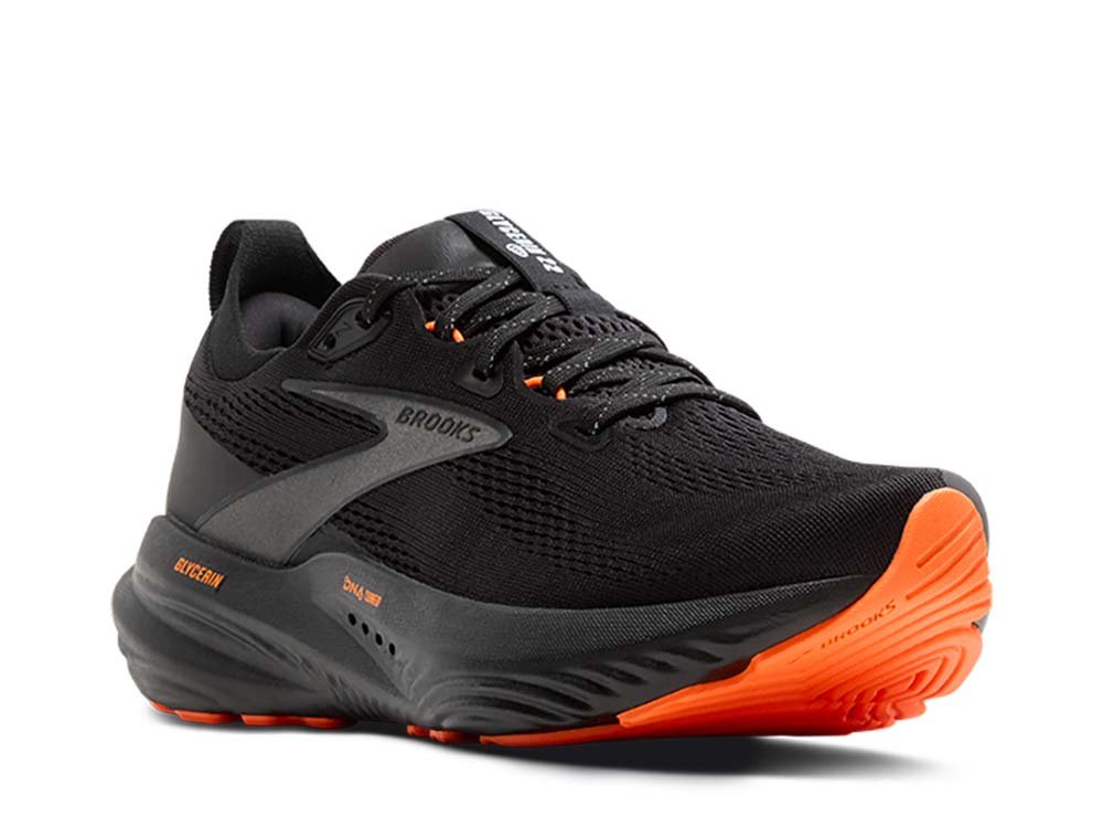 Buty Brooks Glycerin 22 M Czarno-Pomarańczowe