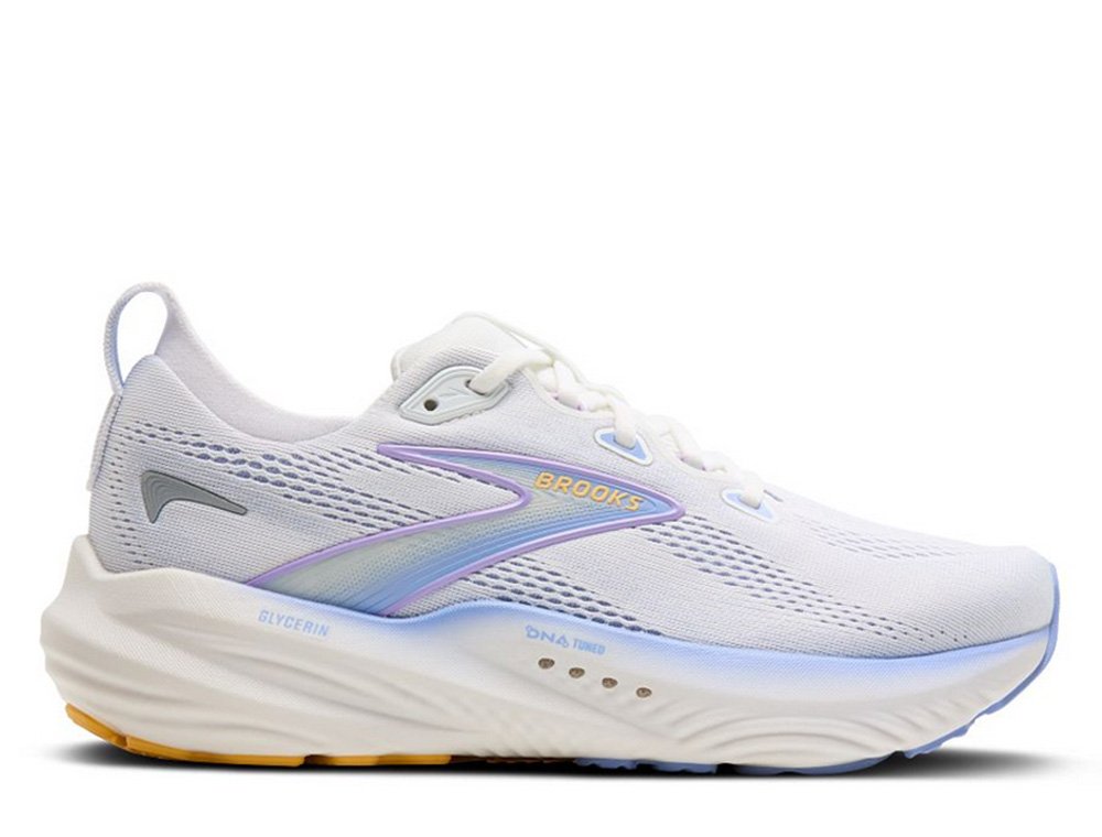 Brooks Glycerin 22 W Shoes White and Blue
